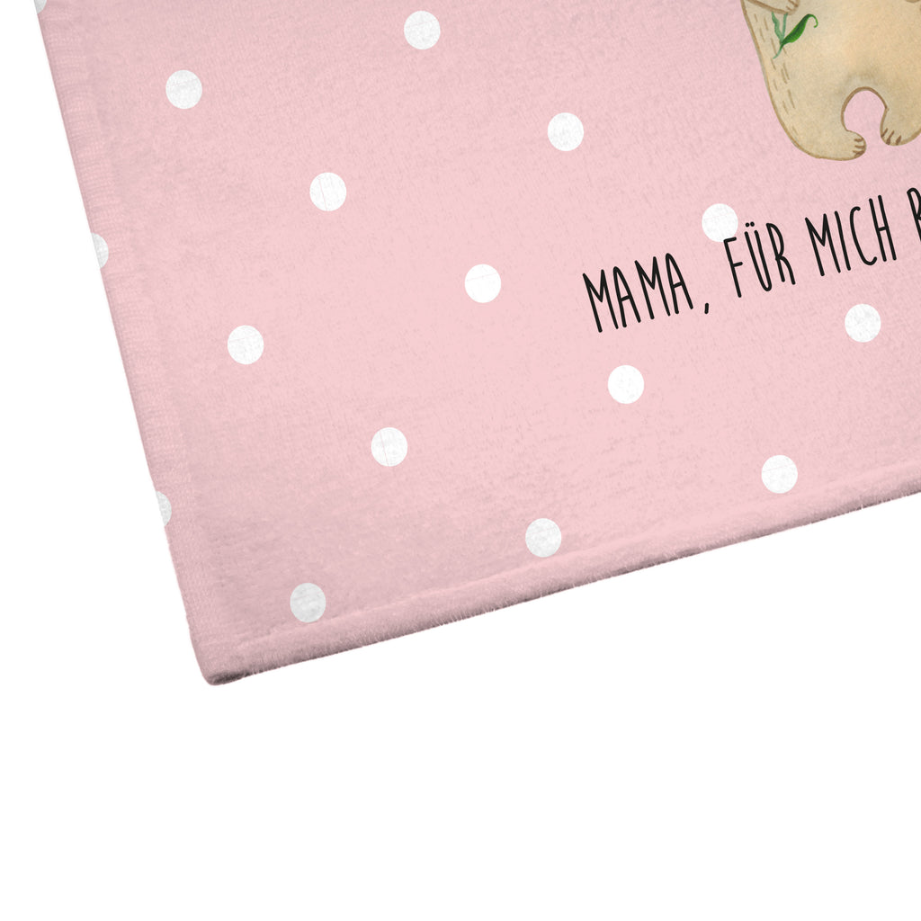 50 x 100 Handtuch Bären mit Blumenkranz Handtuch, Badehandtuch, Badezimmer, Handtücher, groß, Kinder, Baby, Familie, Vatertag, Muttertag, Bruder, Schwester, Mama, Papa, Oma, Opa, Bär, Bären, Mutter, Mutti, Mami, Lieblingsmensch, Lieblingsmama, beste Mutter, weltbeste Mama, Geschenk Mama. Muttertag, Tochter, Kind, Töchter, Family, Vorbild