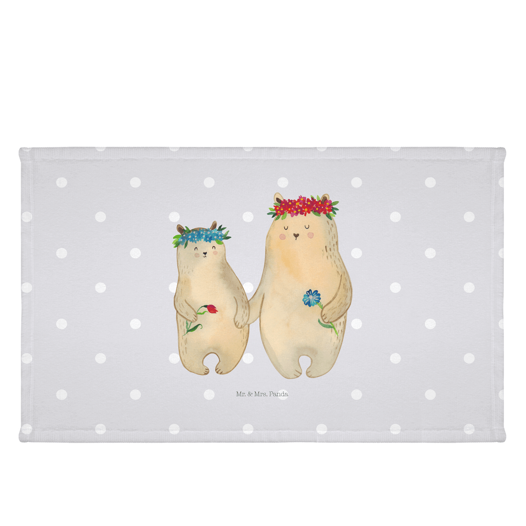 50 x 100 Handtuch Bären mit Blumenkranz Handtuch, Badehandtuch, Badezimmer, Handtücher, groß, Kinder, Baby, Familie, Vatertag, Muttertag, Bruder, Schwester, Mama, Papa, Oma, Opa, Bär, Bären, Mutter, Mutti, Mami, Lieblingsmensch, Lieblingsmama, beste Mutter, weltbeste Mama, Geschenk Mama. Muttertag, Tochter, Kind, Töchter, Family, Vorbild