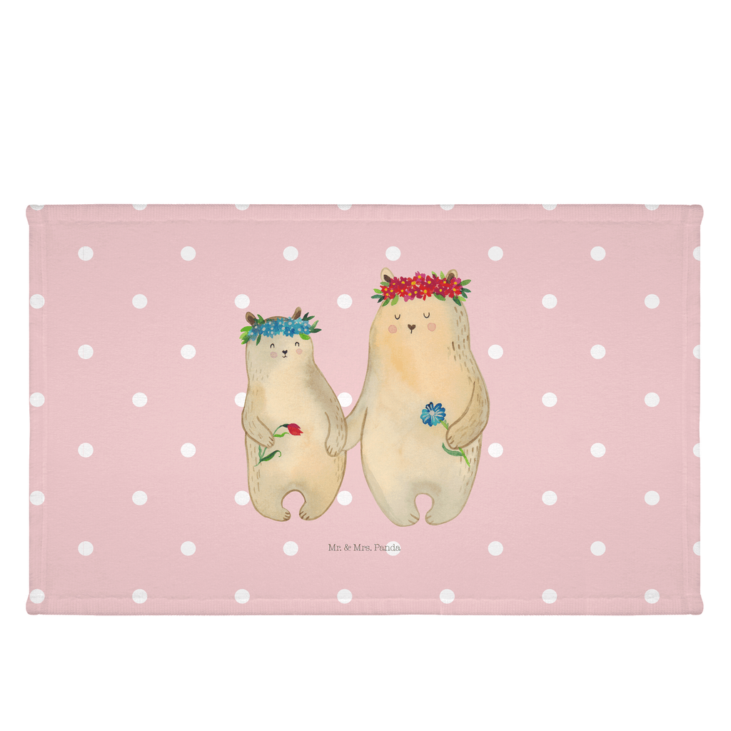 50 x 100 Handtuch Bären mit Blumenkranz Handtuch, Badehandtuch, Badezimmer, Handtücher, groß, Kinder, Baby, Familie, Vatertag, Muttertag, Bruder, Schwester, Mama, Papa, Oma, Opa, Bär, Bären, Mutter, Mutti, Mami, Lieblingsmensch, Lieblingsmama, beste Mutter, weltbeste Mama, Geschenk Mama. Muttertag, Tochter, Kind, Töchter, Family, Vorbild