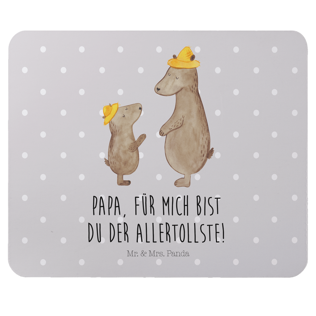 Mauspad Bären mit Hut Mousepad, Computer zubehör, Büroausstattung, PC Zubehör, Arbeitszimmer, Mauspad, Einzigartiges Mauspad, Designer Mauspad, Familie, Vatertag, Muttertag, Bruder, Schwester, Mama, Papa, Oma, Opa, Bär, Bären, Vater, Papi, Paps, Dad, Daddy, Lieblingsmensch, Sohn, Söhne, Kind, Kinder, Vater-Sohn, Family, Vorbild