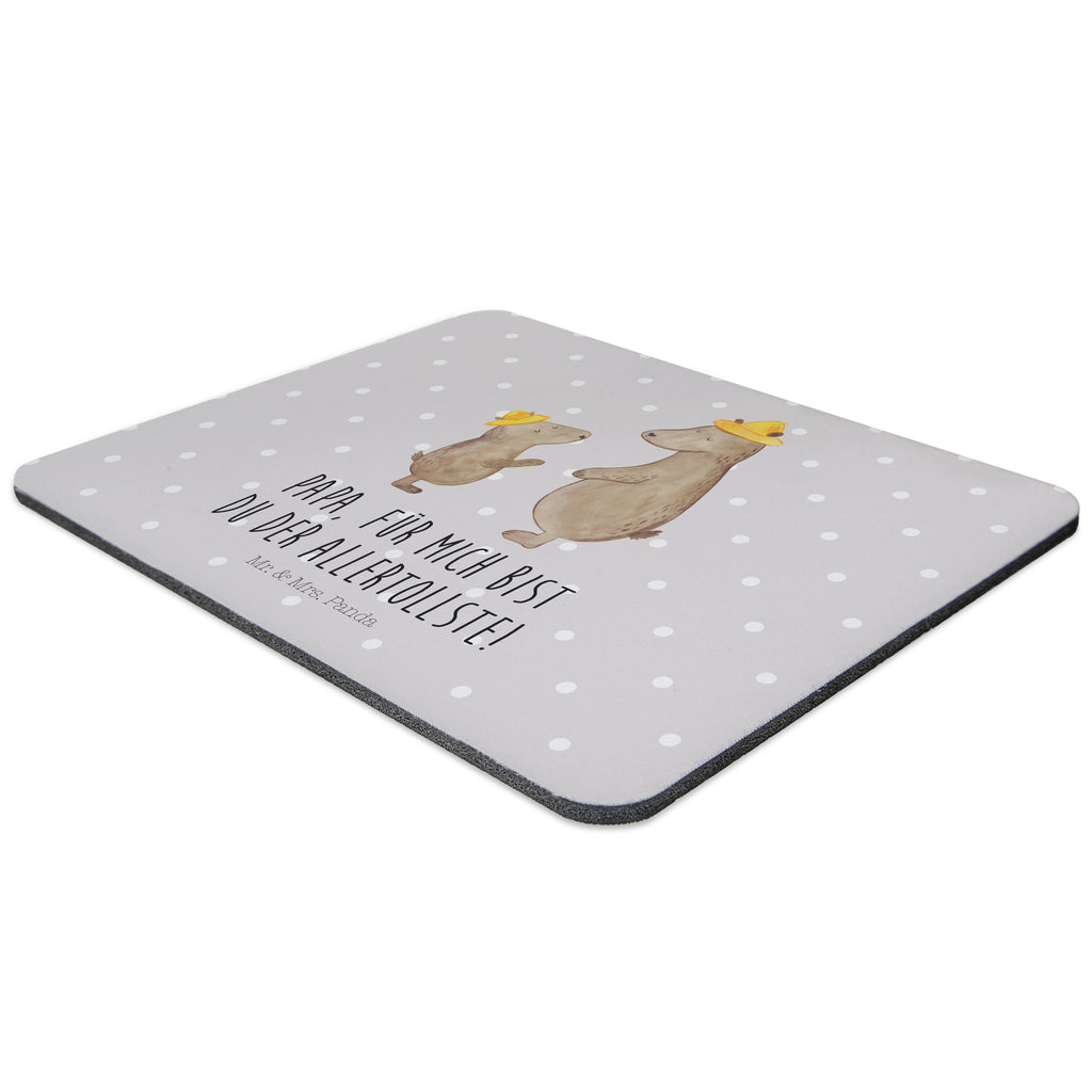 Mauspad Bären mit Hut Mousepad, Computer zubehör, Büroausstattung, PC Zubehör, Arbeitszimmer, Mauspad, Einzigartiges Mauspad, Designer Mauspad, Familie, Vatertag, Muttertag, Bruder, Schwester, Mama, Papa, Oma, Opa, Bär, Bären, Vater, Papi, Paps, Dad, Daddy, Lieblingsmensch, Sohn, Söhne, Kind, Kinder, Vater-Sohn, Family, Vorbild