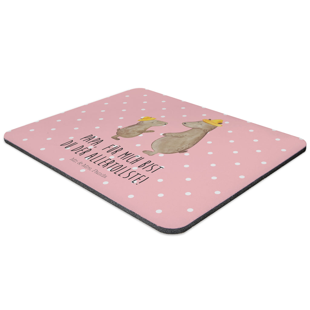 Mauspad Bären mit Hut Mousepad, Computer zubehör, Büroausstattung, PC Zubehör, Arbeitszimmer, Mauspad, Einzigartiges Mauspad, Designer Mauspad, Familie, Vatertag, Muttertag, Bruder, Schwester, Mama, Papa, Oma, Opa, Bär, Bären, Vater, Papi, Paps, Dad, Daddy, Lieblingsmensch, Sohn, Söhne, Kind, Kinder, Vater-Sohn, Family, Vorbild