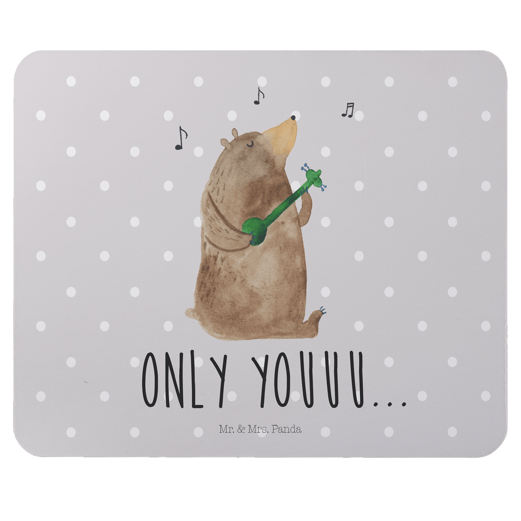 Mauspad Bär Gitarre Mousepad, Computer zubehör, Büroausstattung, PC Zubehör, Arbeitszimmer, Mauspad, Einzigartiges Mauspad, Designer Mauspad, Bär, Teddy, Teddybär
