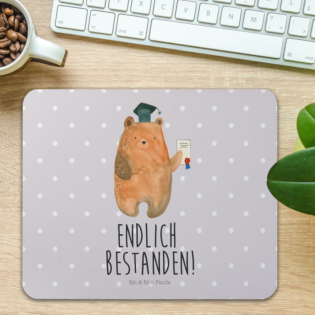 Mauspad Prüfungsbär Mousepad, Computer zubehör, Büroausstattung, PC Zubehör, Arbeitszimmer, Mauspad, Einzigartiges Mauspad, Designer Mauspad, Bär, Teddy, Teddybär, Abitur, Prüfungen, Prüfung bestanden, Abschluss, Zeugnis, Abschlusszeugnis
