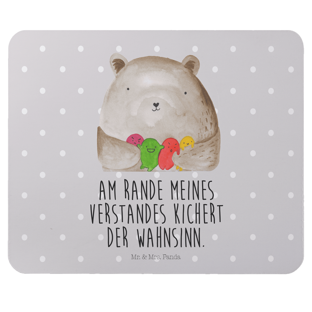 Mauspad Bär Gefühl Mousepad, Computer zubehör, Büroausstattung, PC Zubehör, Arbeitszimmer, Mauspad, Einzigartiges Mauspad, Designer Mauspad, Bär, Teddy, Teddybär, Wahnsinn, Verrückt, Durchgedreht