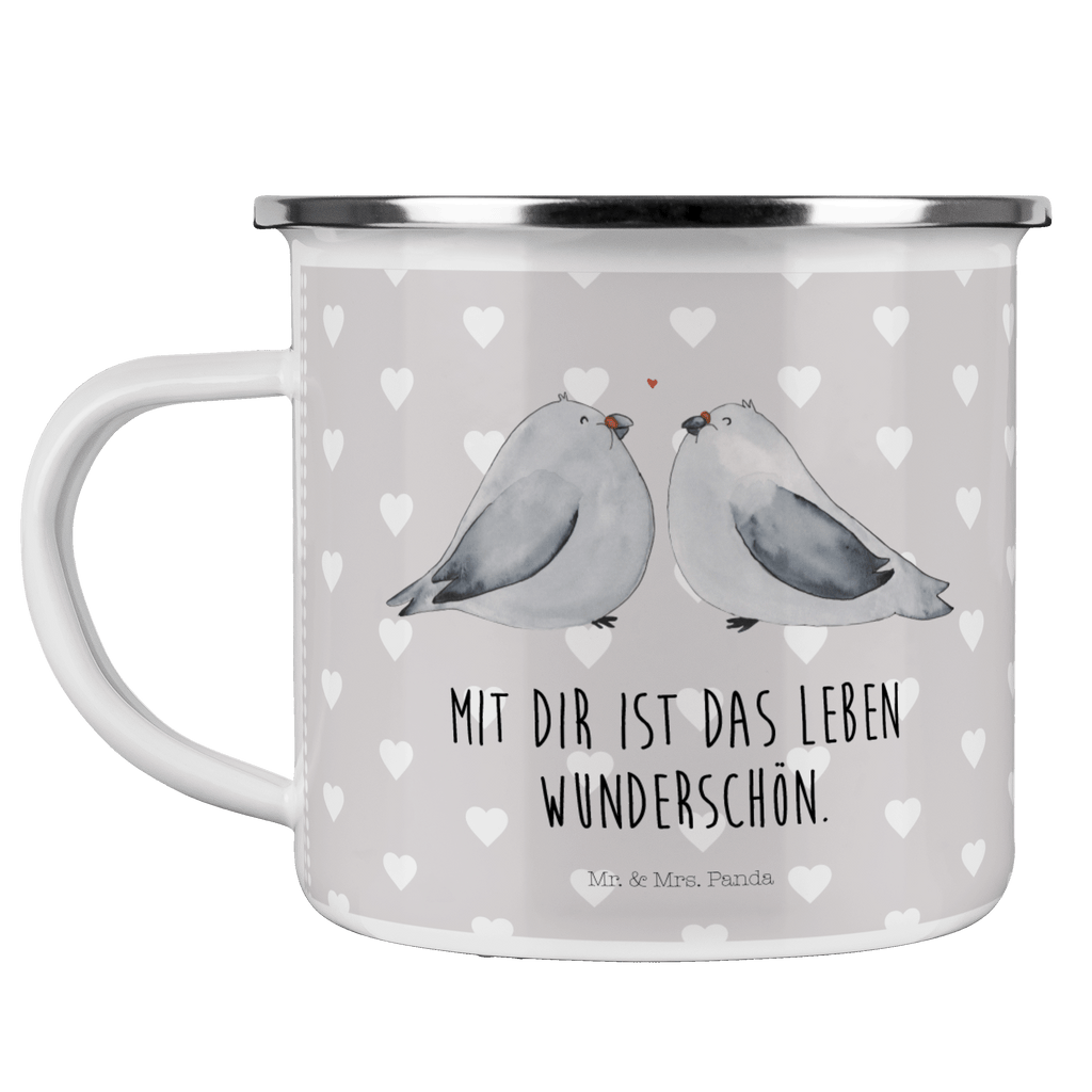 Camping Emaille Tasse Turteltauben Liebe Campingtasse, Trinkbecher, Metalltasse, Outdoor Tasse, Emaille Trinkbecher, Blechtasse Outdoor, Emaille Campingbecher, Edelstahl Trinkbecher, Metalltasse für Camping, Kaffee Blechtasse, Camping Tasse Metall, Liebe, Partner, Freund, Freundin, Ehemann, Ehefrau, Heiraten, Verlobung, Heiratsantrag, Liebesgeschenk, Jahrestag, Hocheitstag, Turteltauben, Turteltäubchen, Tauben, Verliebt, Verlobt, Verheiratet, Geschenk Freundin, Geschenk Freund, Liebesbeweis, Hochzeitstag, Geschenk Hochzeit