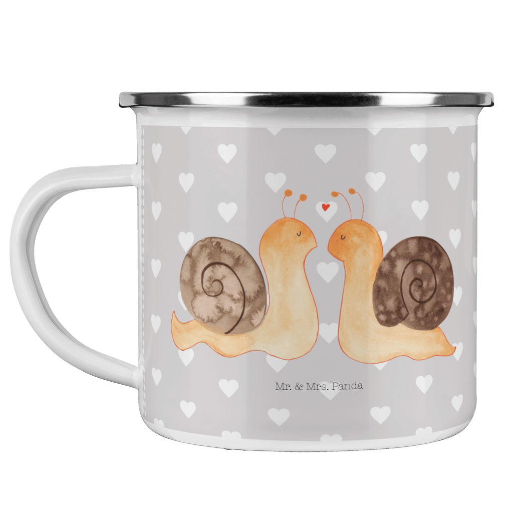 Camping Emaille Tasse Schnecken Liebe Campingtasse, Trinkbecher, Metalltasse, Outdoor Tasse, Emaille Trinkbecher, Blechtasse Outdoor, Emaille Campingbecher, Edelstahl Trinkbecher, Metalltasse für Camping, Kaffee Blechtasse, Camping Tasse Metall, Liebe, Partner, Freund, Freundin, Ehemann, Ehefrau, Heiraten, Verlobung, Heiratsantrag, Liebesgeschenk, Jahrestag, Hocheitstag