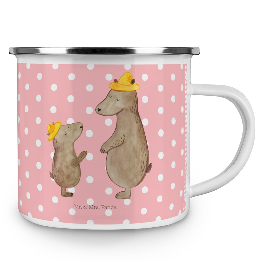Camping Emaille Tasse Bären mit Hut Campingtasse, Trinkbecher, Metalltasse, Outdoor Tasse, Emaille Trinkbecher, Blechtasse Outdoor, Emaille Campingbecher, Edelstahl Trinkbecher, Metalltasse für Camping, Kaffee Blechtasse, Camping Tasse Metall, Familie, Vatertag, Muttertag, Bruder, Schwester, Mama, Papa, Oma, Opa, Bär, Bären, Vater, Papi, Paps, Dad, Daddy, Lieblingsmensch, Sohn, Söhne, Kind, Kinder, Vater-Sohn, Family, Vorbild