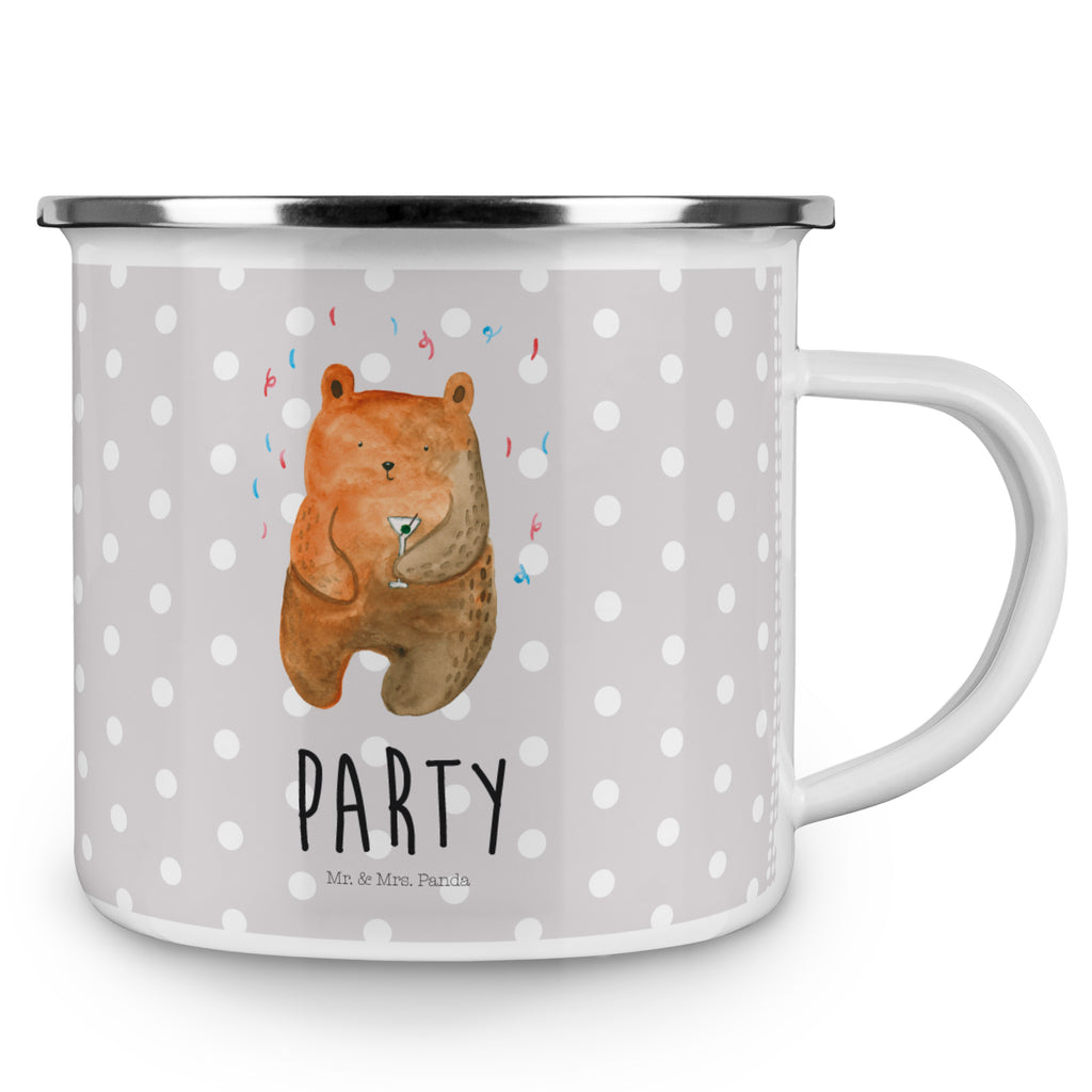Camping Emaille Tasse Bär Party Campingtasse, Trinkbecher, Metalltasse, Outdoor Tasse, Emaille Trinkbecher, Blechtasse Outdoor, Emaille Campingbecher, Edelstahl Trinkbecher, Metalltasse für Camping, Kaffee Blechtasse, Camping Tasse Metall, Bär, Teddy, Teddybär, Geburtstag, Geburtstagsgeschenk, Geschenk, Party, Feiern, Abfeiern, Mitbringsel, Gute Laune, Lustig