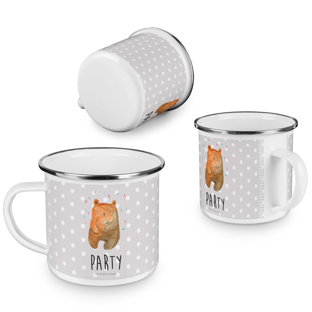 Camping Emaille Tasse Bär Party Campingtasse, Trinkbecher, Metalltasse, Outdoor Tasse, Emaille Trinkbecher, Blechtasse Outdoor, Emaille Campingbecher, Edelstahl Trinkbecher, Metalltasse für Camping, Kaffee Blechtasse, Camping Tasse Metall, Bär, Teddy, Teddybär, Geburtstag, Geburtstagsgeschenk, Geschenk, Party, Feiern, Abfeiern, Mitbringsel, Gute Laune, Lustig