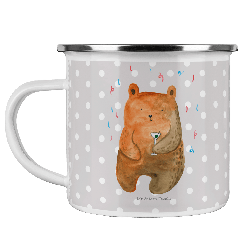 Camping Emaille Tasse Bär Party Campingtasse, Trinkbecher, Metalltasse, Outdoor Tasse, Emaille Trinkbecher, Blechtasse Outdoor, Emaille Campingbecher, Edelstahl Trinkbecher, Metalltasse für Camping, Kaffee Blechtasse, Camping Tasse Metall, Bär, Teddy, Teddybär, Geburtstag, Geburtstagsgeschenk, Geschenk, Party, Feiern, Abfeiern, Mitbringsel, Gute Laune, Lustig
