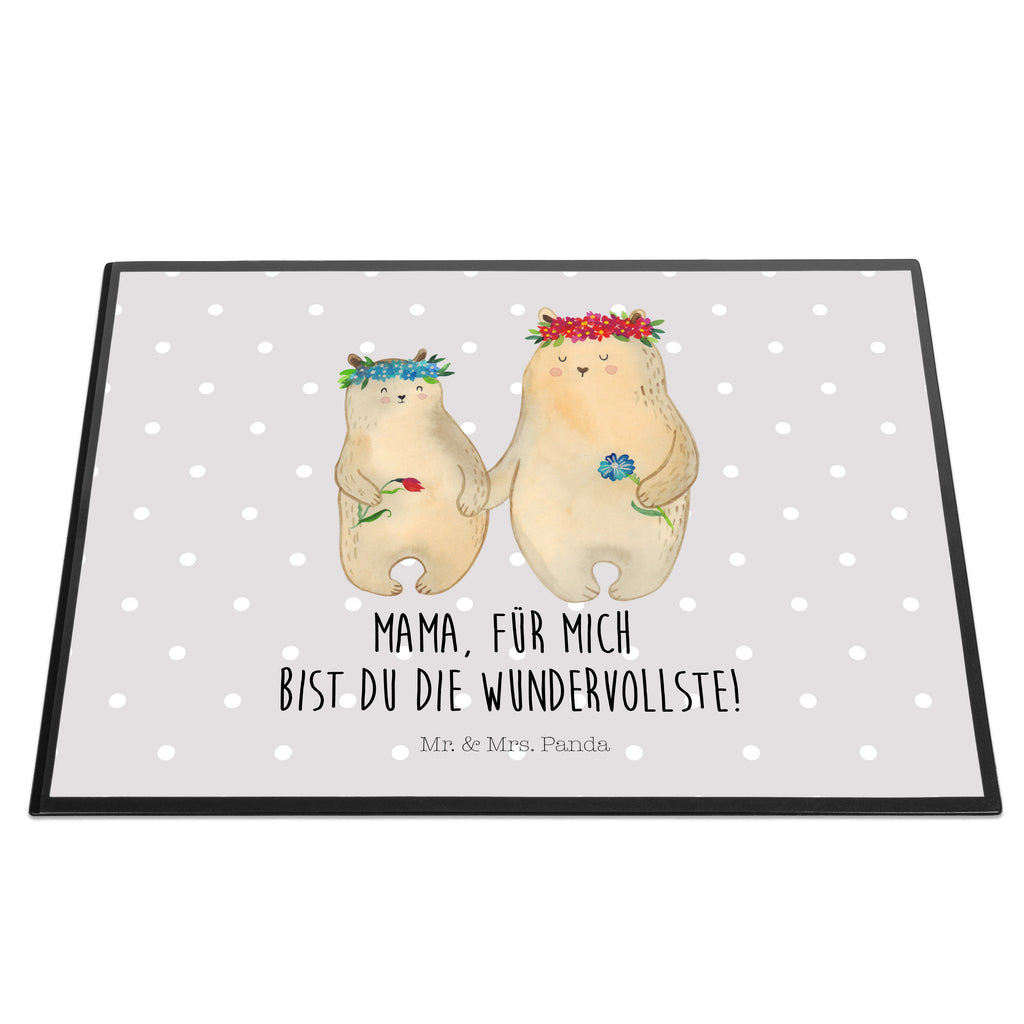 Schreibtischunterlage Bären mit Blumenkranz Schreibunterlage, Schreibtischauflage, Bürobedarf, Büroartikel, Schreibwaren, Schreibtisch Unterlagen, Schreibtischunterlage Groß, Familie, Vatertag, Muttertag, Bruder, Schwester, Mama, Papa, Oma, Opa, Bär, Bären, Mutter, Mutti, Mami, Lieblingsmensch, Lieblingsmama, beste Mutter, weltbeste Mama, Geschenk Mama. Muttertag, Tochter, Kind, Kinder, Töchter, Family, Vorbild