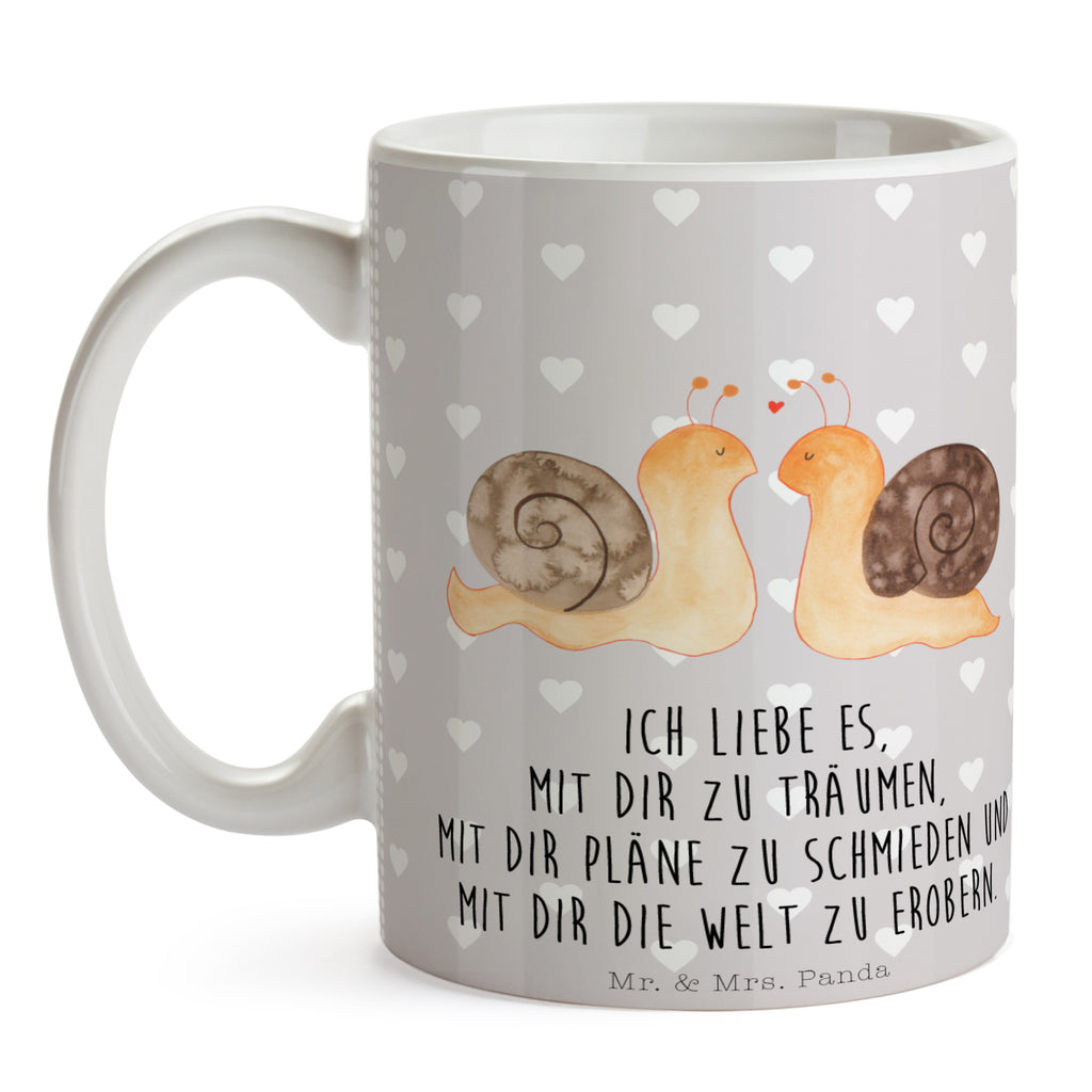 Tasse Schnecken Liebe Becher, Kaffeetasse, Kaffeebecher, Tee, Frühstück, Büro, Liebe, Partner, Freund, Freundin, Ehemann, Ehefrau, Heiraten, Verlobung, Heiratsantrag, Liebesgeschenk, Jahrestag, Hocheitstag