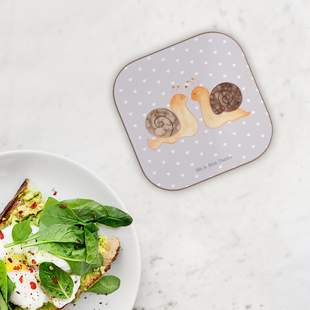 Quadratische Untersetzer Schnecken Liebe Bierdeckel, Glasuntersetzer, Untersetzer Gläser, Getränkeuntersetzer, Liebe, Partner, Freund, Freundin, Ehemann, Ehefrau, Heiraten, Verlobung, Heiratsantrag, Liebesgeschenk, Jahrestag, Hocheitstag
