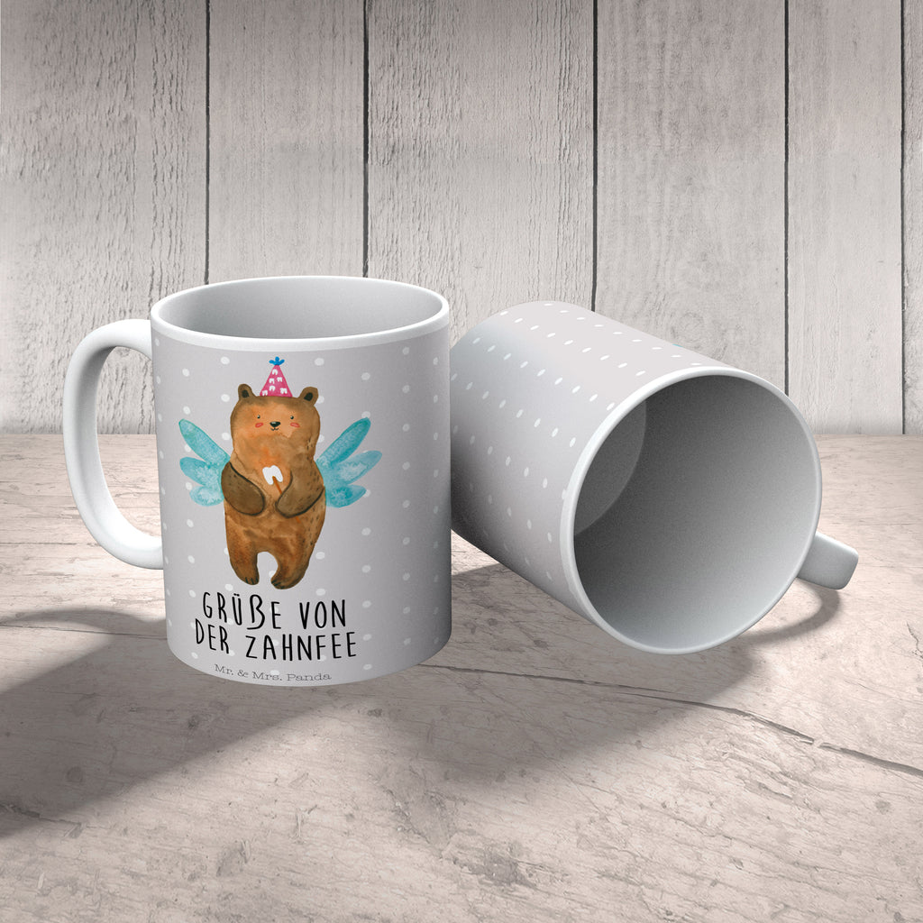 Tasse Zahnfee Bär Zahnfee, Fee, Milchzahn, Erster Zahn Becher, Kaffeetasse, Kaffeebecher, Tee, Frühstück, Büro  Bär, Teddy, Teddybär