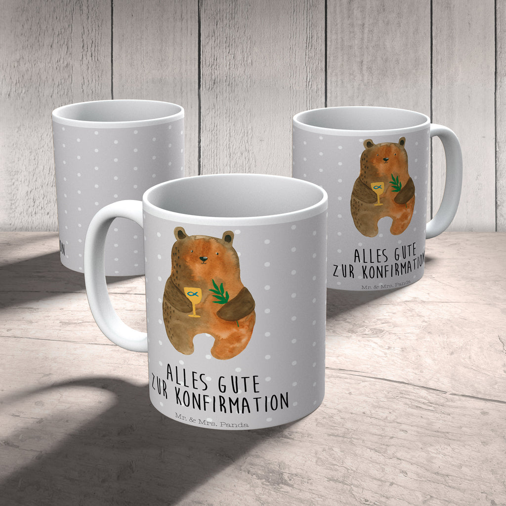 Tasse Konfirmation-Bär Konfirmation, Kirche, evangelisch, Gottesdienst Becher, Kaffeetasse, Kaffeebecher, Tee, Frühstück, Büro  Bär, Teddy, Teddybär