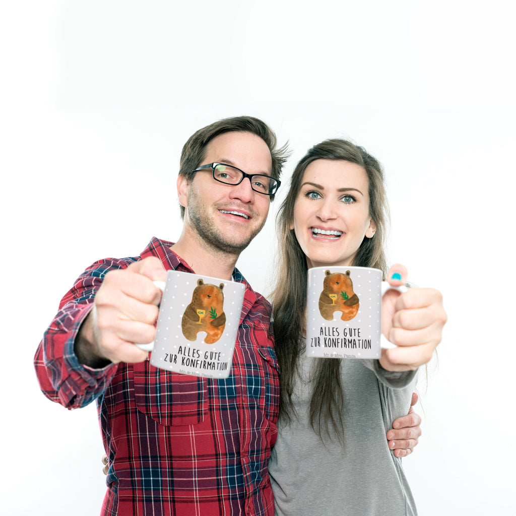 Tasse Konfirmation-Bär Konfirmation, Kirche, evangelisch, Gottesdienst Becher, Kaffeetasse, Kaffeebecher, Tee, Frühstück, Büro  Bär, Teddy, Teddybär