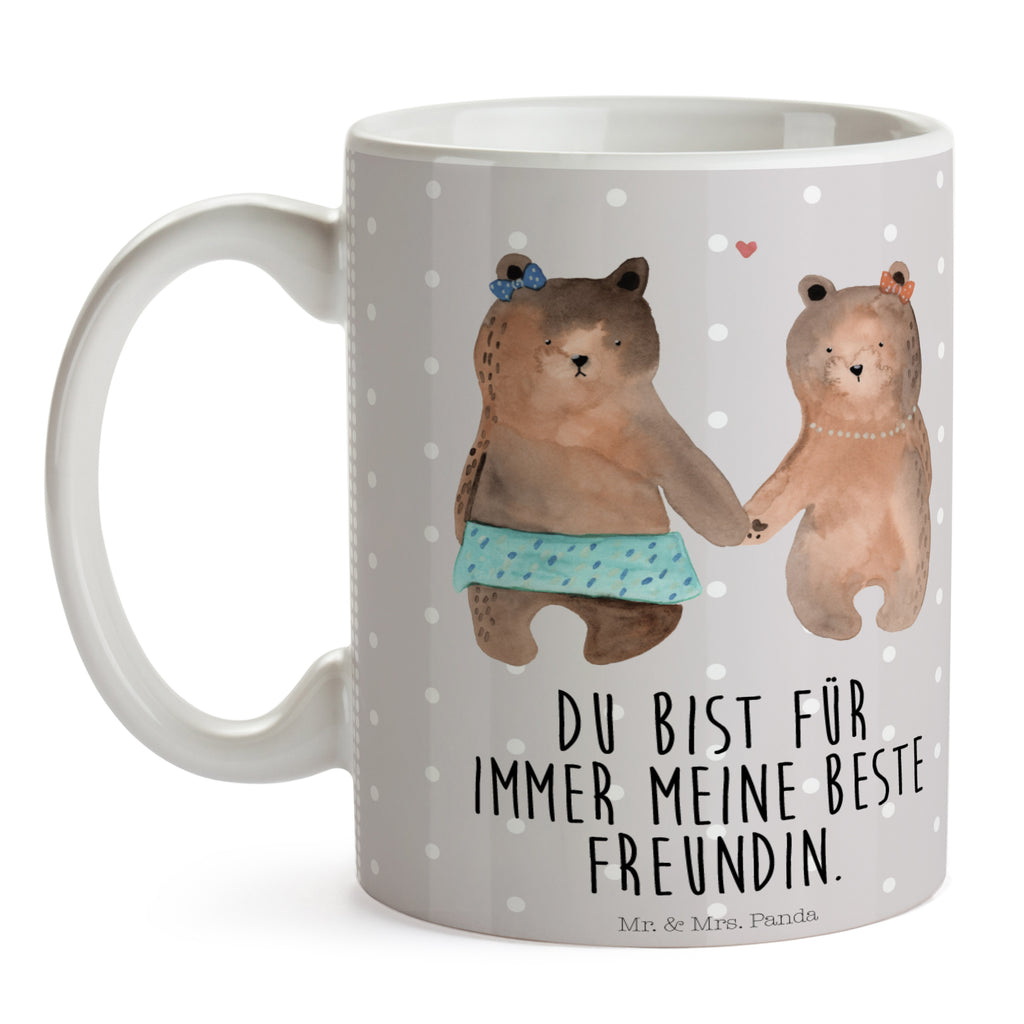 Tasse Bär Freundin Bär Freundin Beste Freund Liebe Liebesbeweis Verliebt Kumpel Kumpeliene Becher, Kaffeetasse, Kaffeebecher, Tee, Frühstück, Büro  Bär, Teddy, Teddybär