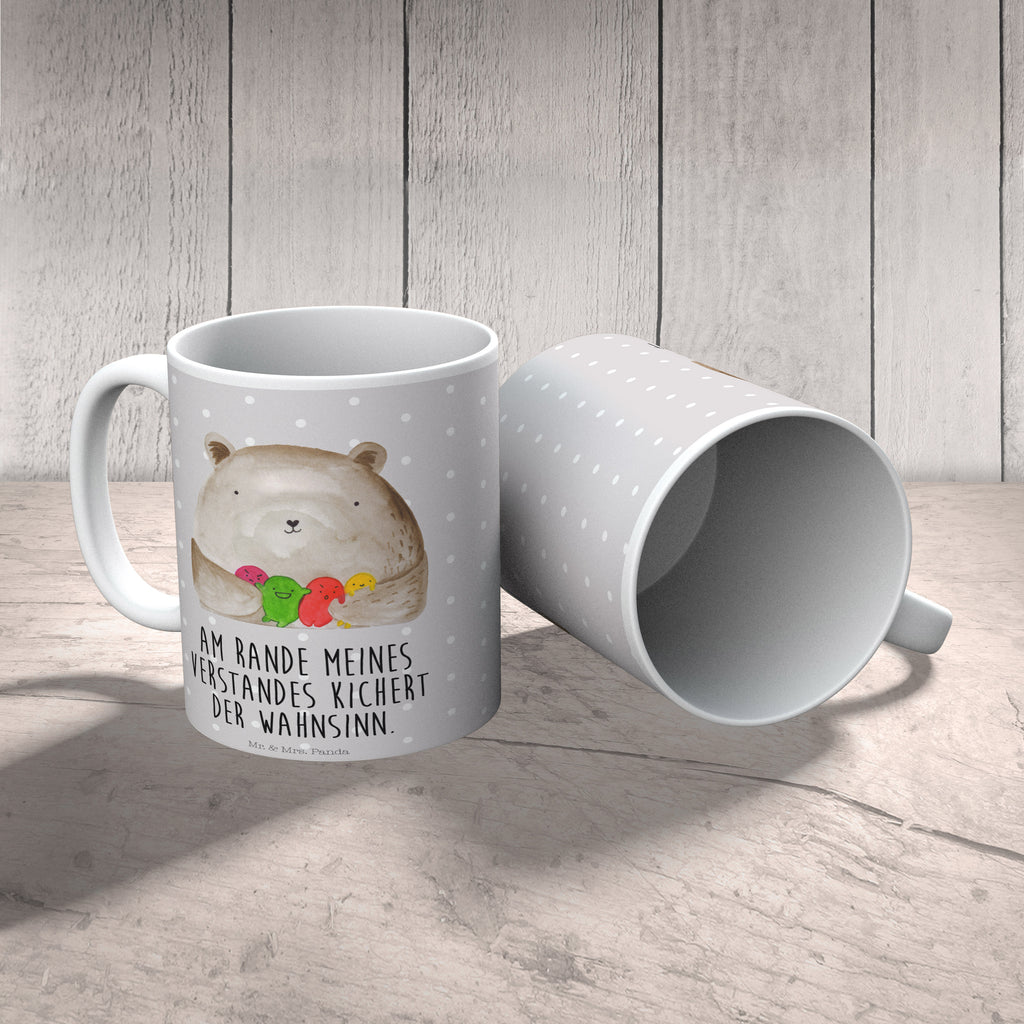 Tasse Bär Gefühl Bär, Wahnsinn, Verrückt, Durchgedreht Becher, Kaffeetasse, Kaffeebecher, Tee, Frühstück, Büro  Bär, Teddy, Teddybär