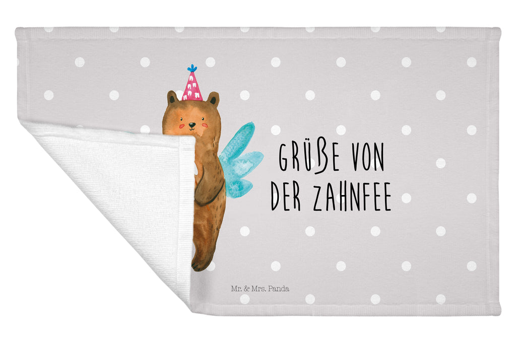 Gäste Handtuch Zahnfee Bär Gästetuch, Reisehandtuch, Sport Handtuch, Frottier, Kinder Handtuch, Bär, Teddy, Teddybär, Zahnfee, Fee, Milchzahn, Erster Zahn