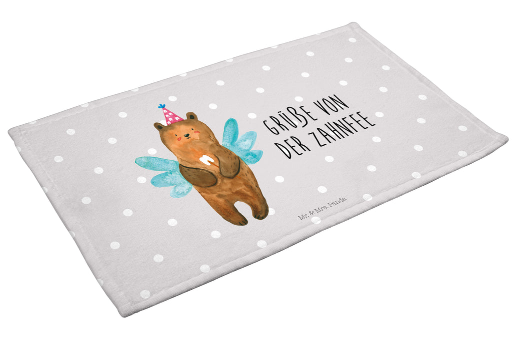 Gäste Handtuch Zahnfee Bär Gästetuch, Reisehandtuch, Sport Handtuch, Frottier, Kinder Handtuch, Bär, Teddy, Teddybär, Zahnfee, Fee, Milchzahn, Erster Zahn