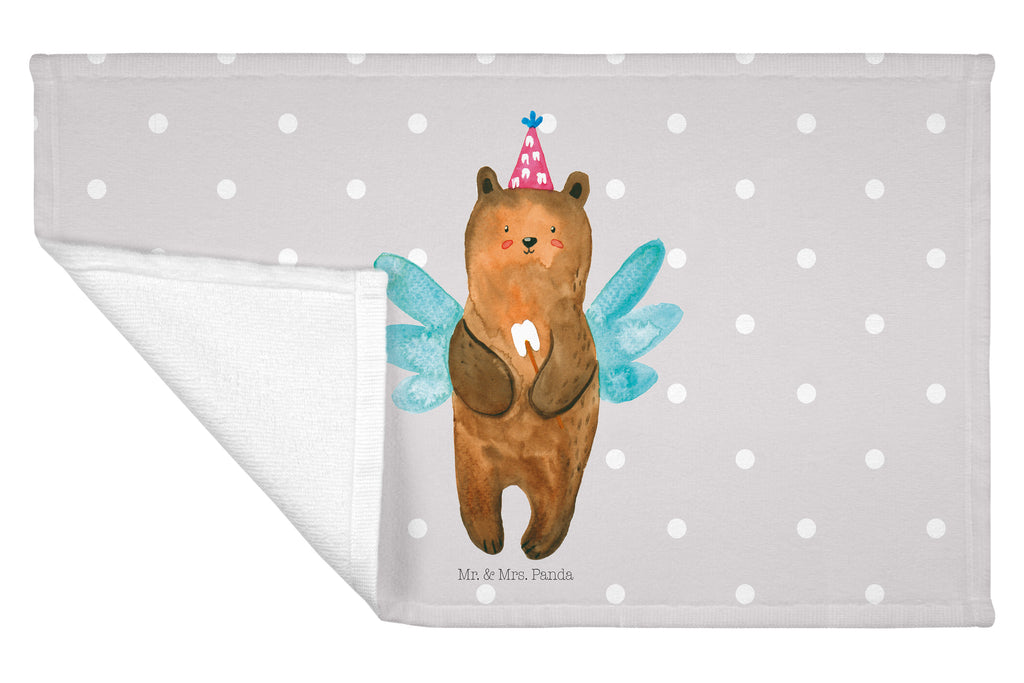 Gäste Handtuch Zahnfee Bär Gästetuch, Reisehandtuch, Sport Handtuch, Frottier, Kinder Handtuch, Bär, Teddy, Teddybär, Zahnfee, Fee, Milchzahn, Erster Zahn