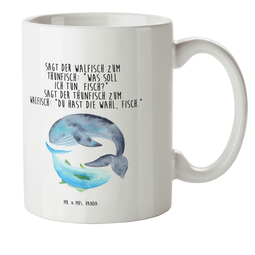 Kindertasse Walfisch & Thunfisch Kunststoff Tasse, Kindergarten, Tasse, Trinkbecher, Camping Becher, Kaffeetasse, Kunststoffbecher, Kindergartenbecher, Outdoorgeschirr, Kunststoffgeschirr, Reisebecher, Reisetasse, Kinderbecher, Tiermotive, Gute Laune, lustige Sprüche, Tiere, Wal, Wahl, Tunfisch, Wortwitz lustig, Spruch lustig, Flachwitz, Witz, Spruch des Tages, Flachwitz Geschenk
