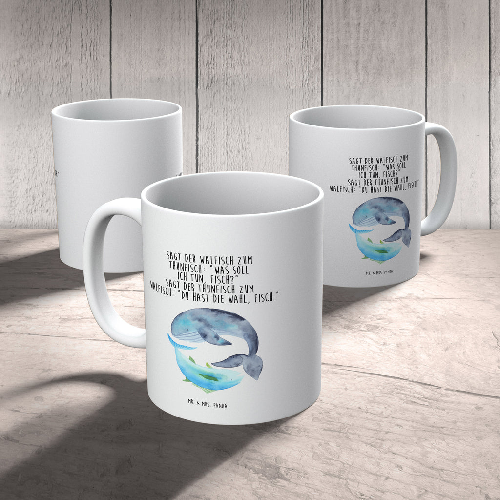 Kindertasse Walfisch & Thunfisch Kunststoff Tasse, Kindergarten, Tasse, Trinkbecher, Camping Becher, Kaffeetasse, Kunststoffbecher, Kindergartenbecher, Outdoorgeschirr, Kunststoffgeschirr, Reisebecher, Reisetasse, Kinderbecher, Tiermotive, Gute Laune, lustige Sprüche, Tiere, Wal, Wahl, Tunfisch, Wortwitz lustig, Spruch lustig, Flachwitz, Witz, Spruch des Tages, Flachwitz Geschenk