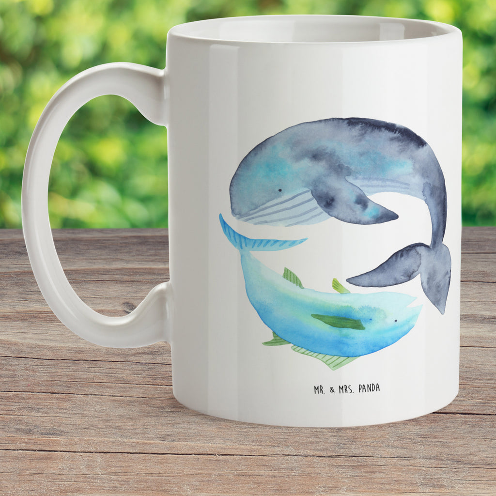 Kindertasse Walfisch & Thunfisch Kunststoff Tasse, Kindergarten, Tasse, Trinkbecher, Camping Becher, Kaffeetasse, Kunststoffbecher, Kindergartenbecher, Outdoorgeschirr, Kunststoffgeschirr, Reisebecher, Reisetasse, Kinderbecher, Tiermotive, Gute Laune, lustige Sprüche, Tiere, Wal, Wahl, Tunfisch, Wortwitz lustig, Spruch lustig, Flachwitz, Witz, Spruch des Tages, Flachwitz Geschenk