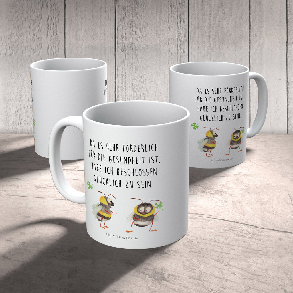 Kindertasse Hummeln mit Kleeblatt Kunststoff Tasse, Kindergarten, Tasse, Trinkbecher, Camping Becher, Kaffeetasse, Kunststoffbecher, Kindergartenbecher, Outdoorgeschirr, Kunststoffgeschirr, Reisebecher, Reisetasse, Kinderbecher, Tiermotive, Gute Laune, lustige Sprüche, Tiere, Hummel, Biene, Spruch positiv, Biene Deko, Spruch schön, glücklich sein, glücklich werden, Spruch fröhlich