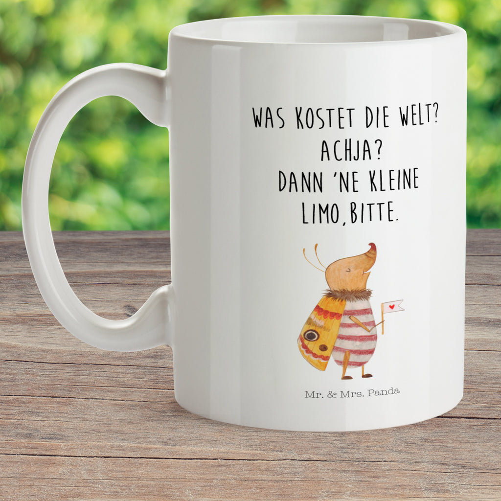 Kindertasse Nachtfalter mit Fähnchen Kunststoff Tasse, Kindergarten, Tasse, Trinkbecher, Camping Becher, Kaffeetasse, Kunststoffbecher, Kindergartenbecher, Outdoorgeschirr, Kunststoffgeschirr, Reisebecher, Reisetasse, Kinderbecher, Tiermotive, Gute Laune, lustige Sprüche, Tiere, Nachtfalter, Käfer, Spruch lustig, Spruch witzig, süß, niedlich, Küche Deko, Was kostet die Welt