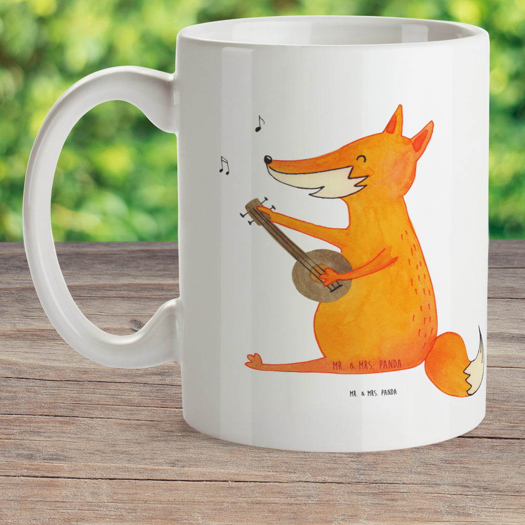 Kindertasse Fuchs Gitarre Kunststoff Tasse, Kindergarten, Tasse, Trinkbecher, Camping Becher, Kaffeetasse, Kunststoffbecher, Kindergartenbecher, Outdoorgeschirr, Kunststoffgeschirr, Reisebecher, Reisetasse, Kinderbecher, Fuchs, Füchse, Geschenk Musiker, Musik Spruch, Musikerin, Sänger, Sängerin, Gitarre