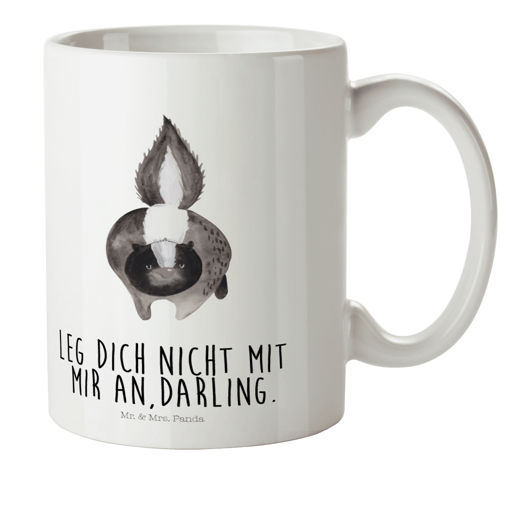 Kindertasse Stinktier Angriff Kunststoff Tasse, Kindergarten, Tasse, Trinkbecher, Camping Becher, Kaffeetasse, Kunststoffbecher, Kindergartenbecher, Outdoorgeschirr, Kunststoffgeschirr, Reisebecher, Reisetasse, Kinderbecher, Stinktier, Skunk, Wildtier, Raubtier, Stinker, Stinki, wütend, Drohung