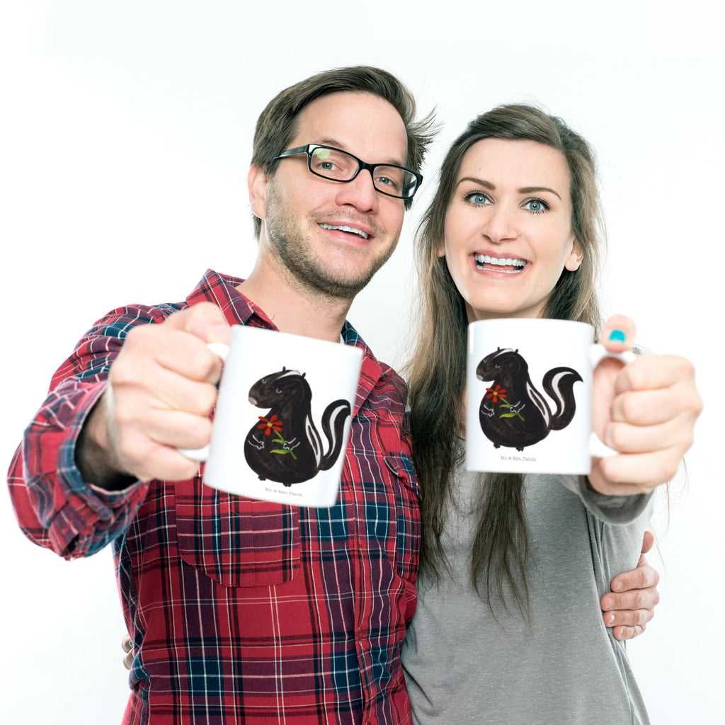 Kindertasse Stinktier Blume Kunststoff Tasse, Kindergarten, Tasse, Trinkbecher, Camping Becher, Kaffeetasse, Kunststoffbecher, Kindergartenbecher, Outdoorgeschirr, Kunststoffgeschirr, Reisebecher, Reisetasse, Kinderbecher, Stinktier, Skunk, Wildtier, Raubtier, Stinker, Stinki, Tagträumer, verträumt, Dreams, Träume