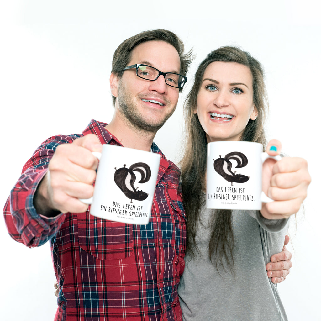 Kindertasse Stinktier Handstand Kunststoff Tasse, Kindergarten, Tasse, Trinkbecher, Camping Becher, Kaffeetasse, Kunststoffbecher, Kindergartenbecher, Outdoorgeschirr, Kunststoffgeschirr, Reisebecher, Reisetasse, Kinderbecher, Stinktier, Skunk, Wildtier, Raubtier, Stinker, Stinki, Spielplatz, verpielt, Kind