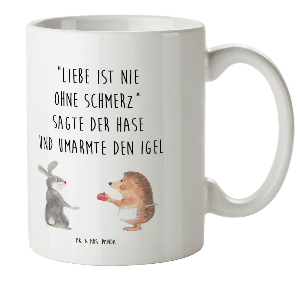 Kindertasse Liebe ist nie ohne Schmerz Kunststoff Tasse, Kindergarten, Tasse, Trinkbecher, Camping Becher, Kaffeetasse, Kunststoffbecher, Kindergartenbecher, Outdoorgeschirr, Kunststoffgeschirr, Reisebecher, Reisetasse, Kinderbecher, Tiermotive, Gute Laune, lustige Sprüche, Tiere, Igel und Hase, Igel, Hase, Liebe Spruch, Liebeskummer Geschenk, Herzschmerz, Trösten, Trennungsschmerz, Spruch romantisch