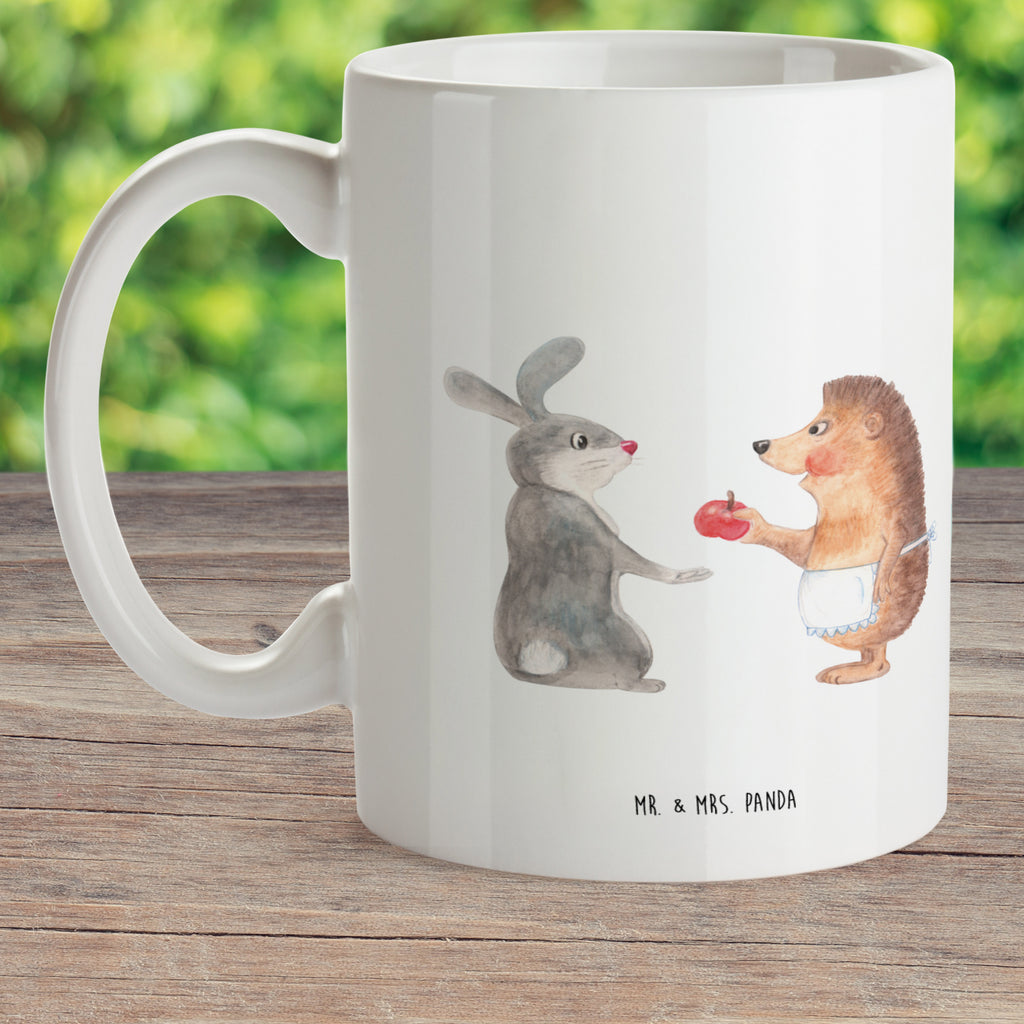 Kindertasse Liebe ist nie ohne Schmerz Kunststoff Tasse, Kindergarten, Tasse, Trinkbecher, Camping Becher, Kaffeetasse, Kunststoffbecher, Kindergartenbecher, Outdoorgeschirr, Kunststoffgeschirr, Reisebecher, Reisetasse, Kinderbecher, Tiermotive, Gute Laune, lustige Sprüche, Tiere, Igel und Hase, Igel, Hase, Liebe Spruch, Liebeskummer Geschenk, Herzschmerz, Trösten, Trennungsschmerz, Spruch romantisch