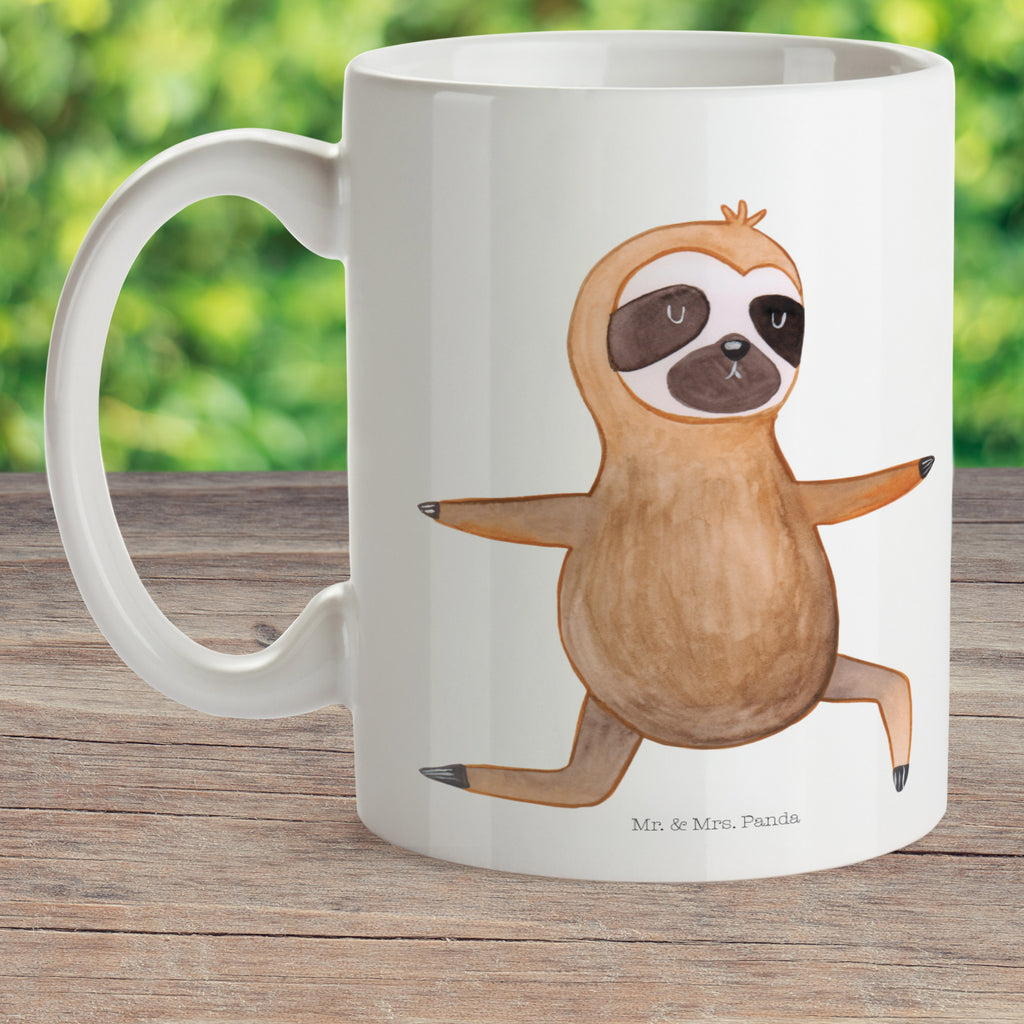 Kindertasse Faultier  Yoga Kunststoff Tasse, Kindergarten, Tasse, Trinkbecher, Camping Becher, Kaffeetasse, Kunststoffbecher, Kindergartenbecher, Outdoorgeschirr, Kunststoffgeschirr, Reisebecher, Reisetasse, Kinderbecher, Faultier, Faultier Geschenk, Faultier Deko, Faultiere, faul, Lieblingstier, Yoga, Namaste, Krieger, Yogaübungen, Meditation, Atmung, Gelassenheit, Entspannung