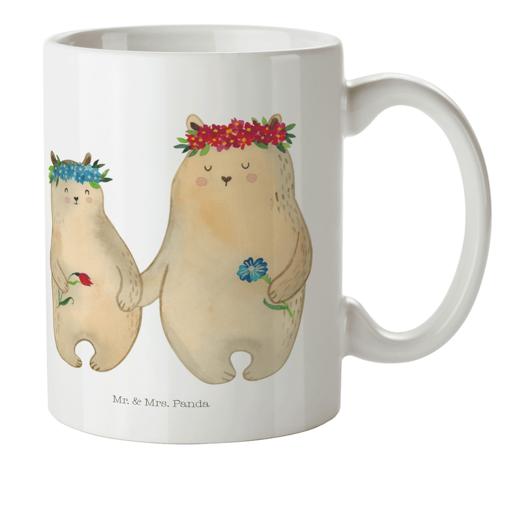 Kindertasse Bären mit Blumenkranz Kunststoff Tasse, Kindergarten, Tasse, Trinkbecher, Camping Becher, Kaffeetasse, Kunststoffbecher, Kindergartenbecher, Outdoorgeschirr, Kunststoffgeschirr, Reisebecher, Reisetasse, Kinderbecher, Familie, Vatertag, Muttertag, Bruder, Schwester, Mama, Papa, Oma, Opa, Bär, Bären, Mutter, Mutti, Mami, Lieblingsmensch, Lieblingsmama, beste Mutter, weltbeste Mama, Geschenk Mama. Muttertag, Tochter, Kind, Kinder, Töchter, Family, Vorbild