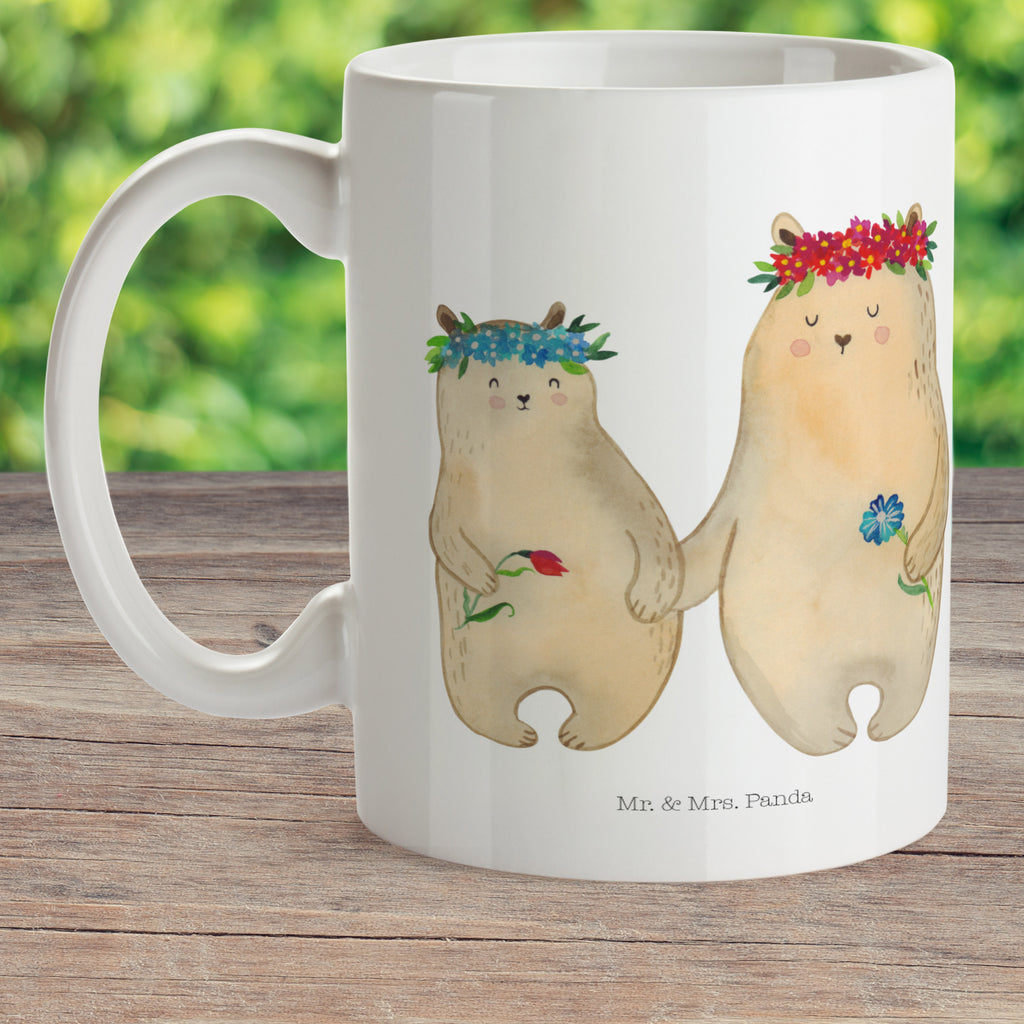 Kindertasse Bären mit Blumenkranz Kunststoff Tasse, Kindergarten, Tasse, Trinkbecher, Camping Becher, Kaffeetasse, Kunststoffbecher, Kindergartenbecher, Outdoorgeschirr, Kunststoffgeschirr, Reisebecher, Reisetasse, Kinderbecher, Familie, Vatertag, Muttertag, Bruder, Schwester, Mama, Papa, Oma, Opa, Bär, Bären, Mutter, Mutti, Mami, Lieblingsmensch, Lieblingsmama, beste Mutter, weltbeste Mama, Geschenk Mama. Muttertag, Tochter, Kind, Kinder, Töchter, Family, Vorbild