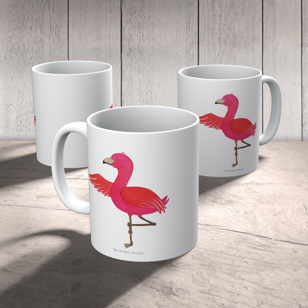 Kindertasse Flamingo Yoga Kunststoff Tasse, Kindergarten, Tasse, Trinkbecher, Camping Becher, Kaffeetasse, Kunststoffbecher, Kindergartenbecher, Outdoorgeschirr, Kunststoffgeschirr, Reisebecher, Reisetasse, Kinderbecher, Flamingo, Vogel, Yoga, Namaste, Achtsamkeit, Yoga-Übung, Entspannung, Ärger, Aufregen, Tiefenentspannung