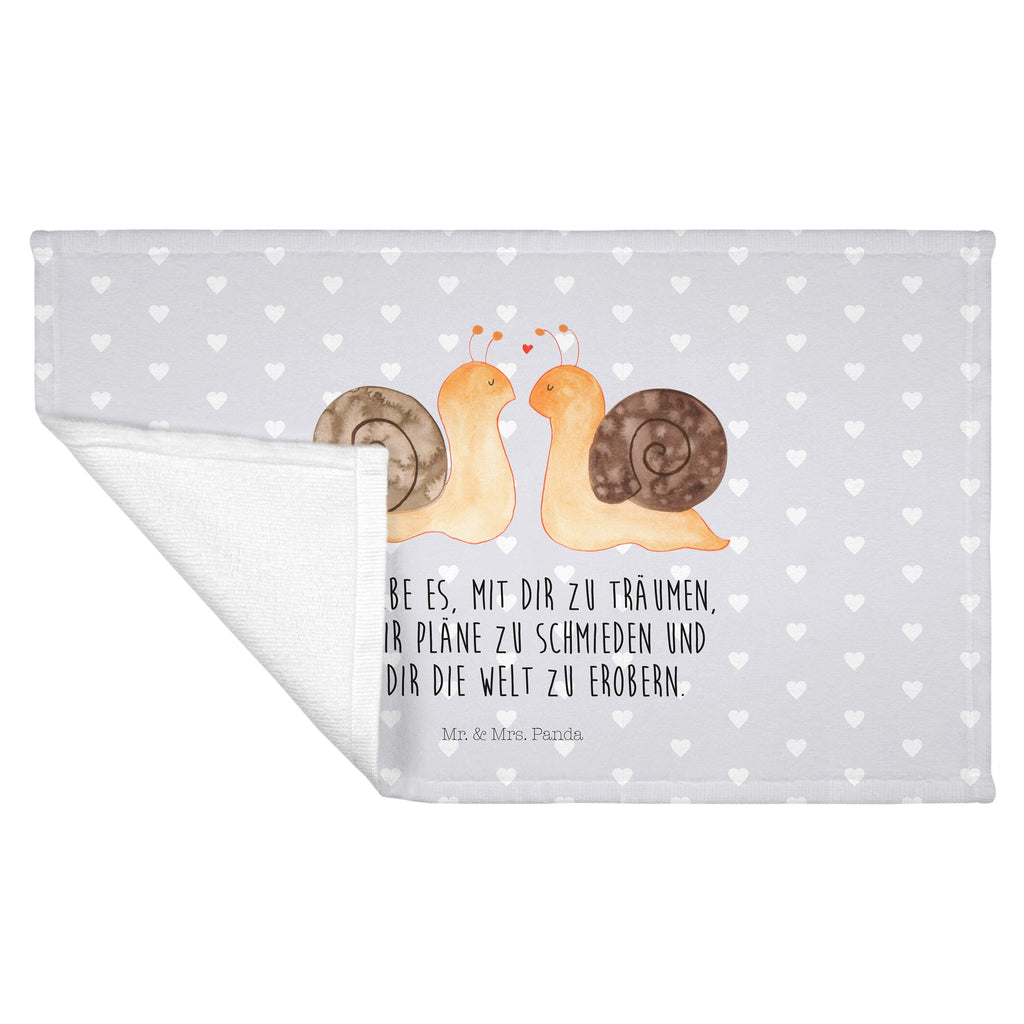 Gäste Handtuch Schnecken Liebe Gästetuch, Reisehandtuch, Sport Handtuch, Frottier, Kinder Handtuch, Liebe, Partner, Freund, Freundin, Ehemann, Ehefrau, Heiraten, Verlobung, Heiratsantrag, Liebesgeschenk, Jahrestag, Hocheitstag