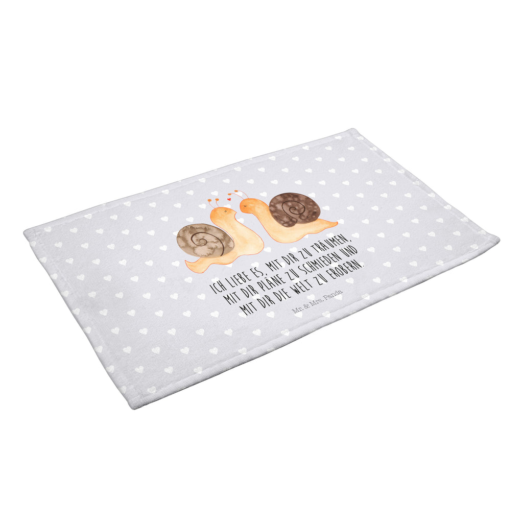 Gäste Handtuch Schnecken Liebe Gästetuch, Reisehandtuch, Sport Handtuch, Frottier, Kinder Handtuch, Liebe, Partner, Freund, Freundin, Ehemann, Ehefrau, Heiraten, Verlobung, Heiratsantrag, Liebesgeschenk, Jahrestag, Hocheitstag