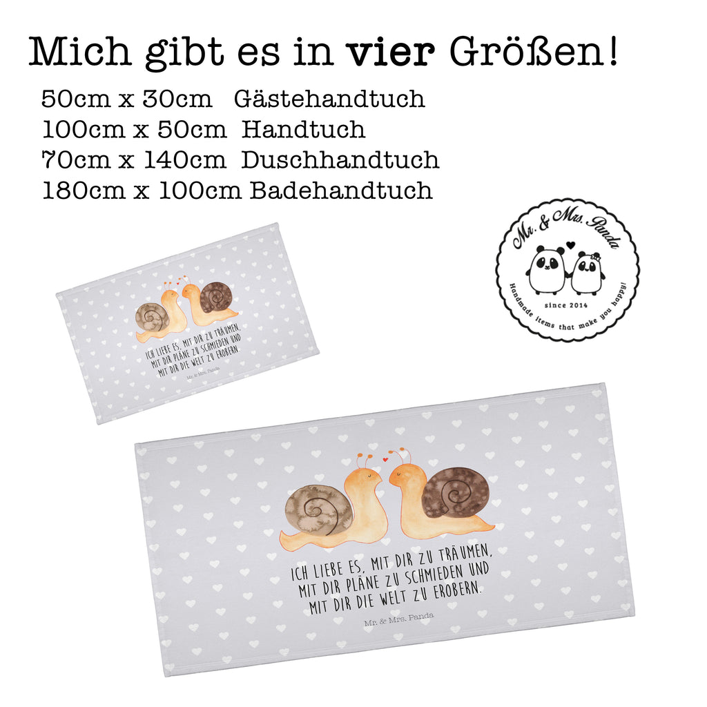 Gäste Handtuch Schnecken Liebe Gästetuch, Reisehandtuch, Sport Handtuch, Frottier, Kinder Handtuch, Liebe, Partner, Freund, Freundin, Ehemann, Ehefrau, Heiraten, Verlobung, Heiratsantrag, Liebesgeschenk, Jahrestag, Hocheitstag