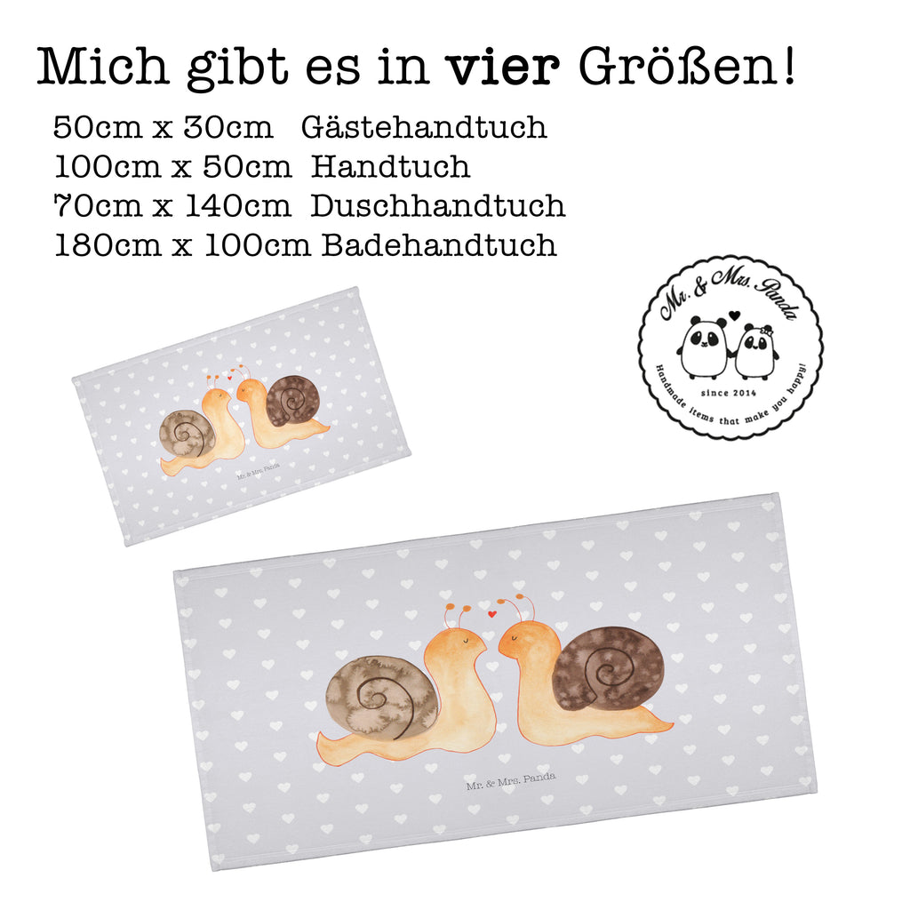 Gäste Handtuch Schnecken Liebe Gästetuch, Reisehandtuch, Sport Handtuch, Frottier, Kinder Handtuch, Liebe, Partner, Freund, Freundin, Ehemann, Ehefrau, Heiraten, Verlobung, Heiratsantrag, Liebesgeschenk, Jahrestag, Hocheitstag