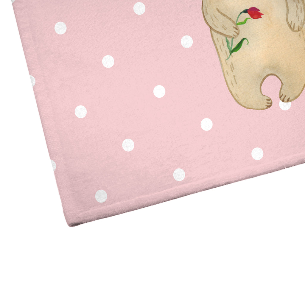 Gäste Handtuch Bären mit Blumenkranz Gästetuch, Reisehandtuch, Sport Handtuch, Frottier, Kinder Handtuch, Familie, Vatertag, Muttertag, Bruder, Schwester, Mama, Papa, Oma, Opa, Bär, Bären, Mutter, Mutti, Mami, Lieblingsmensch, Lieblingsmama, beste Mutter, weltbeste Mama, Geschenk Mama. Muttertag, Tochter, Kind, Kinder, Töchter, Family, Vorbild