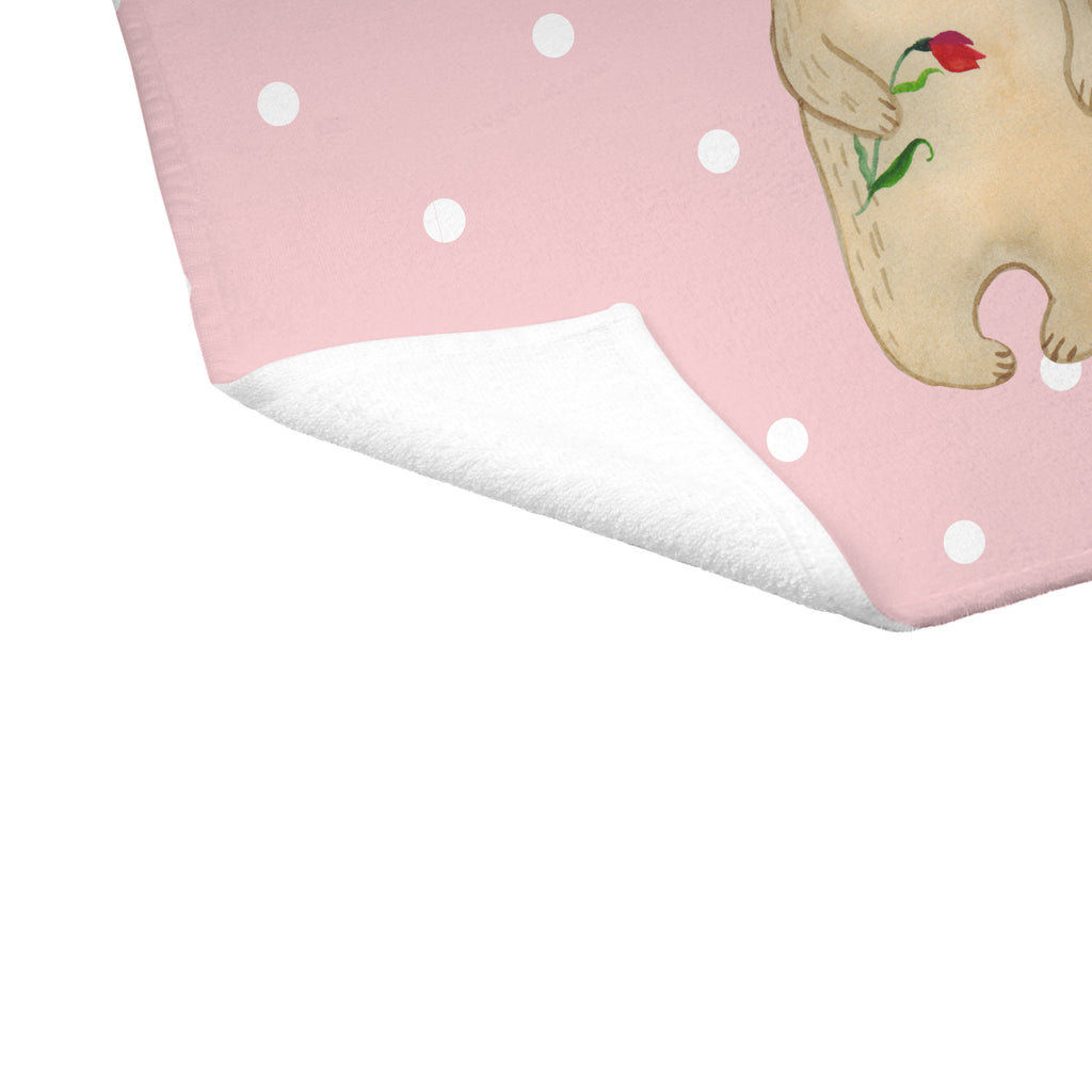 Gäste Handtuch Bären mit Blumenkranz Gästetuch, Reisehandtuch, Sport Handtuch, Frottier, Kinder Handtuch, Familie, Vatertag, Muttertag, Bruder, Schwester, Mama, Papa, Oma, Opa, Bär, Bären, Mutter, Mutti, Mami, Lieblingsmensch, Lieblingsmama, beste Mutter, weltbeste Mama, Geschenk Mama. Muttertag, Tochter, Kind, Kinder, Töchter, Family, Vorbild