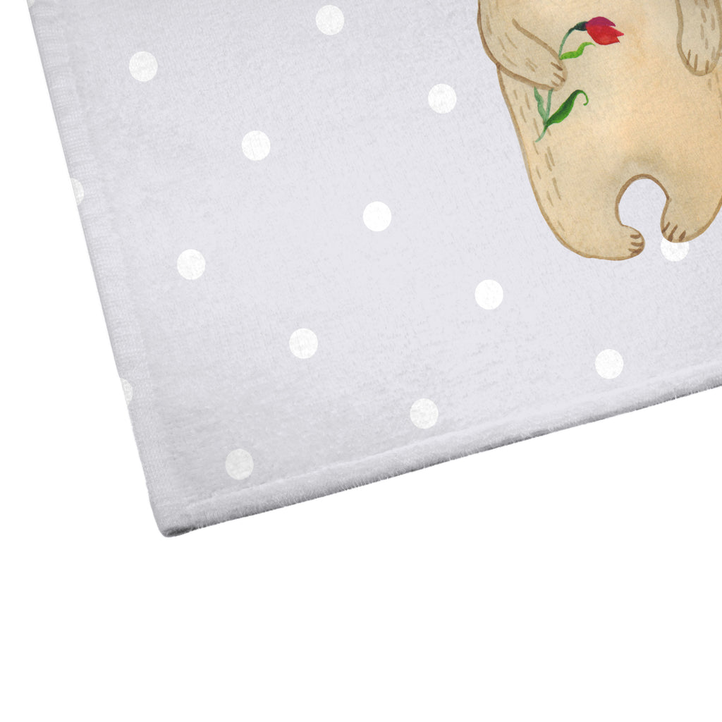 Gäste Handtuch Bären mit Blumenkranz Gästetuch, Reisehandtuch, Sport Handtuch, Frottier, Kinder Handtuch, Familie, Vatertag, Muttertag, Bruder, Schwester, Mama, Papa, Oma, Opa, Bär, Bären, Mutter, Mutti, Mami, Lieblingsmensch, Lieblingsmama, beste Mutter, weltbeste Mama, Geschenk Mama. Muttertag, Tochter, Kind, Kinder, Töchter, Family, Vorbild