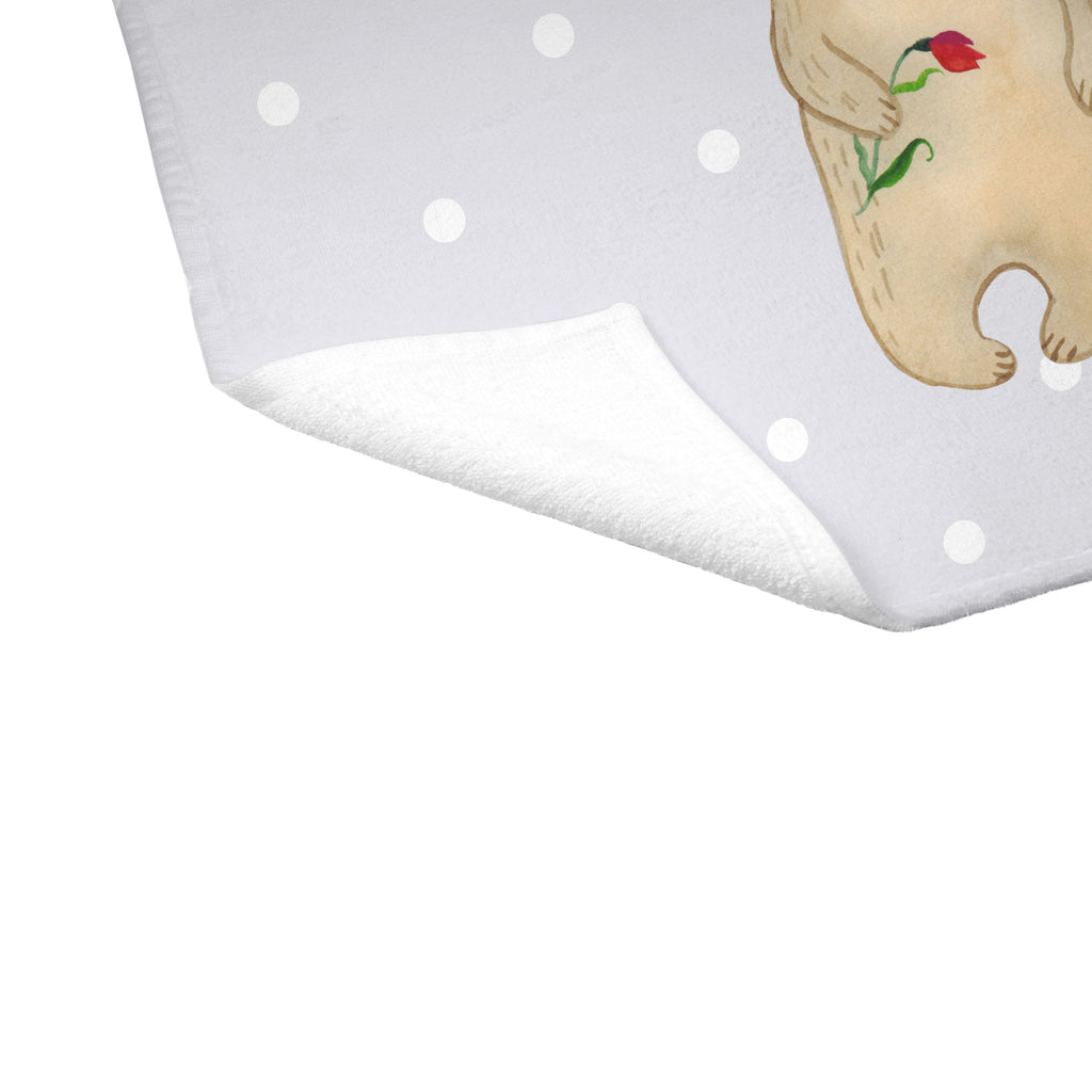 Gäste Handtuch Bären mit Blumenkranz Gästetuch, Reisehandtuch, Sport Handtuch, Frottier, Kinder Handtuch, Familie, Vatertag, Muttertag, Bruder, Schwester, Mama, Papa, Oma, Opa, Bär, Bären, Mutter, Mutti, Mami, Lieblingsmensch, Lieblingsmama, beste Mutter, weltbeste Mama, Geschenk Mama. Muttertag, Tochter, Kind, Kinder, Töchter, Family, Vorbild