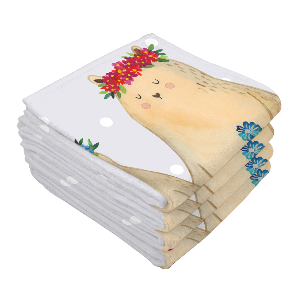 Gäste Handtuch Bären mit Blumenkranz Gästetuch, Reisehandtuch, Sport Handtuch, Frottier, Kinder Handtuch, Familie, Vatertag, Muttertag, Bruder, Schwester, Mama, Papa, Oma, Opa, Bär, Bären, Mutter, Mutti, Mami, Lieblingsmensch, Lieblingsmama, beste Mutter, weltbeste Mama, Geschenk Mama. Muttertag, Tochter, Kind, Kinder, Töchter, Family, Vorbild